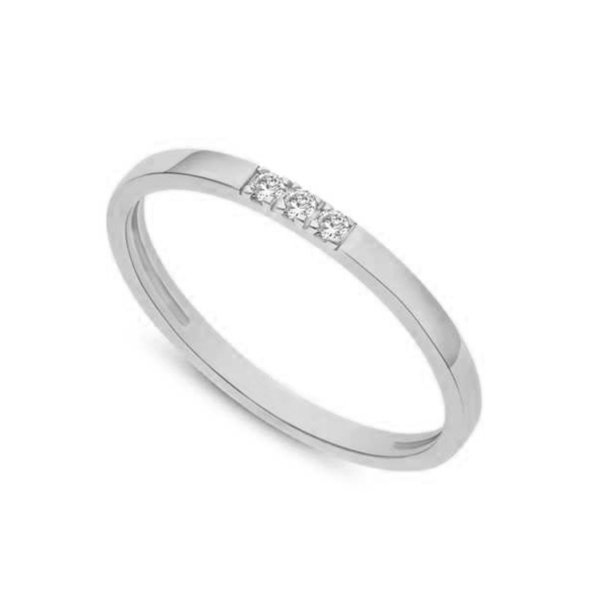 Diamond Collection by Vibholm - Diamantring 0,03 ct. 14 kt. hvidguld