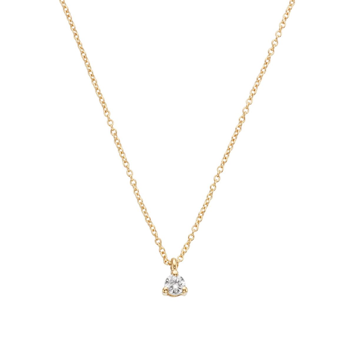 Diamond Collection by Vibholm - Halskæde 14 kt. guld 0,05 ct.