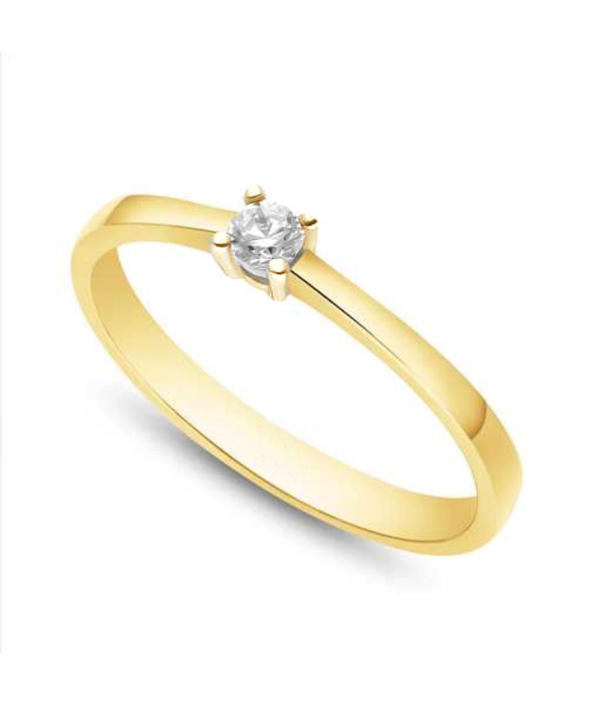 Diamond Collection by Vibholm - Solitairering 10 14 kt. guld