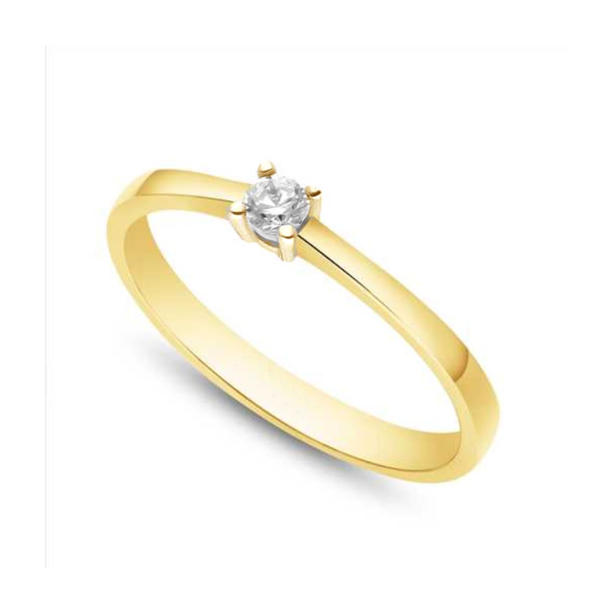 Diamond Collection by Vibholm - Solitairering 10 14 kt. guld