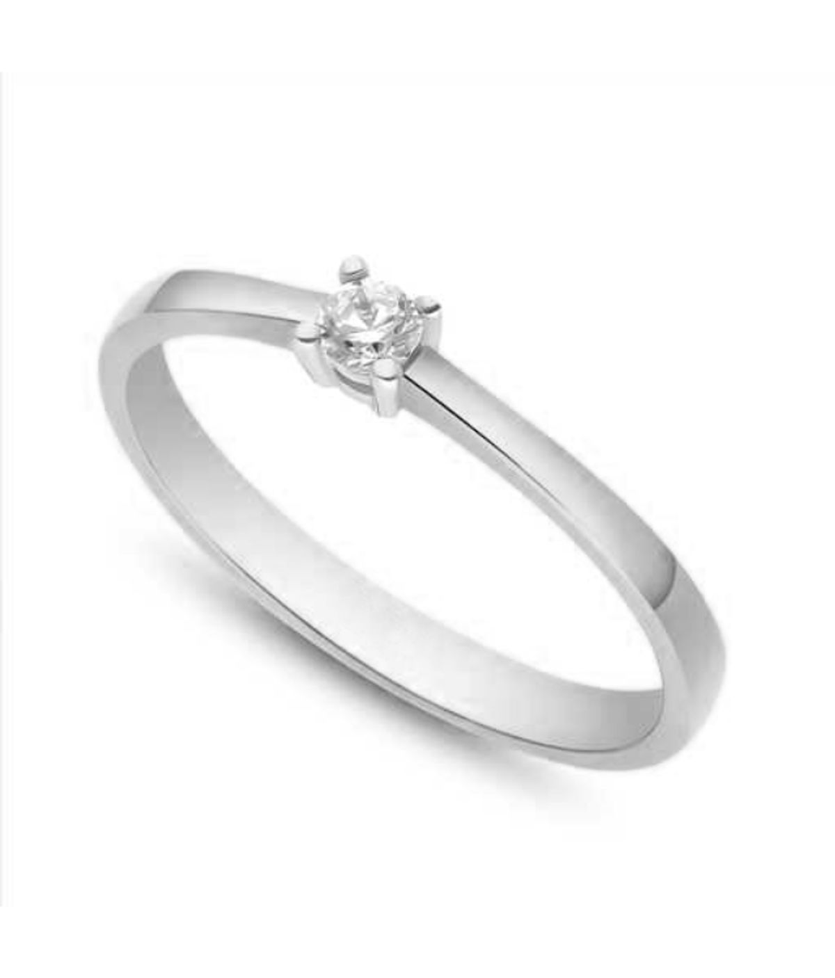 Diamond Collection by Vibholm - Solitairering 10 14 kt. hvidguld