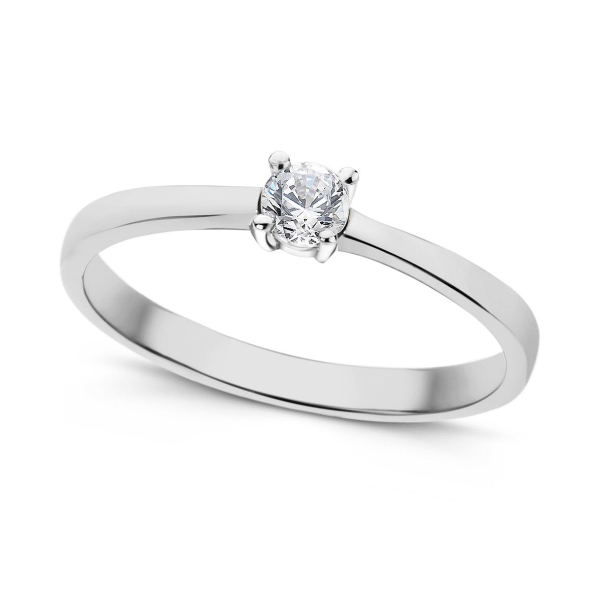 Diamond Collection by Vibholm - Solitairering 14 kt. hvidguld