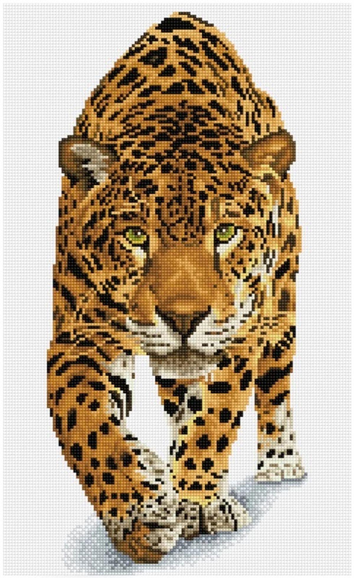 Diamond Dotz Squares 52 x 32 cm - Leopard