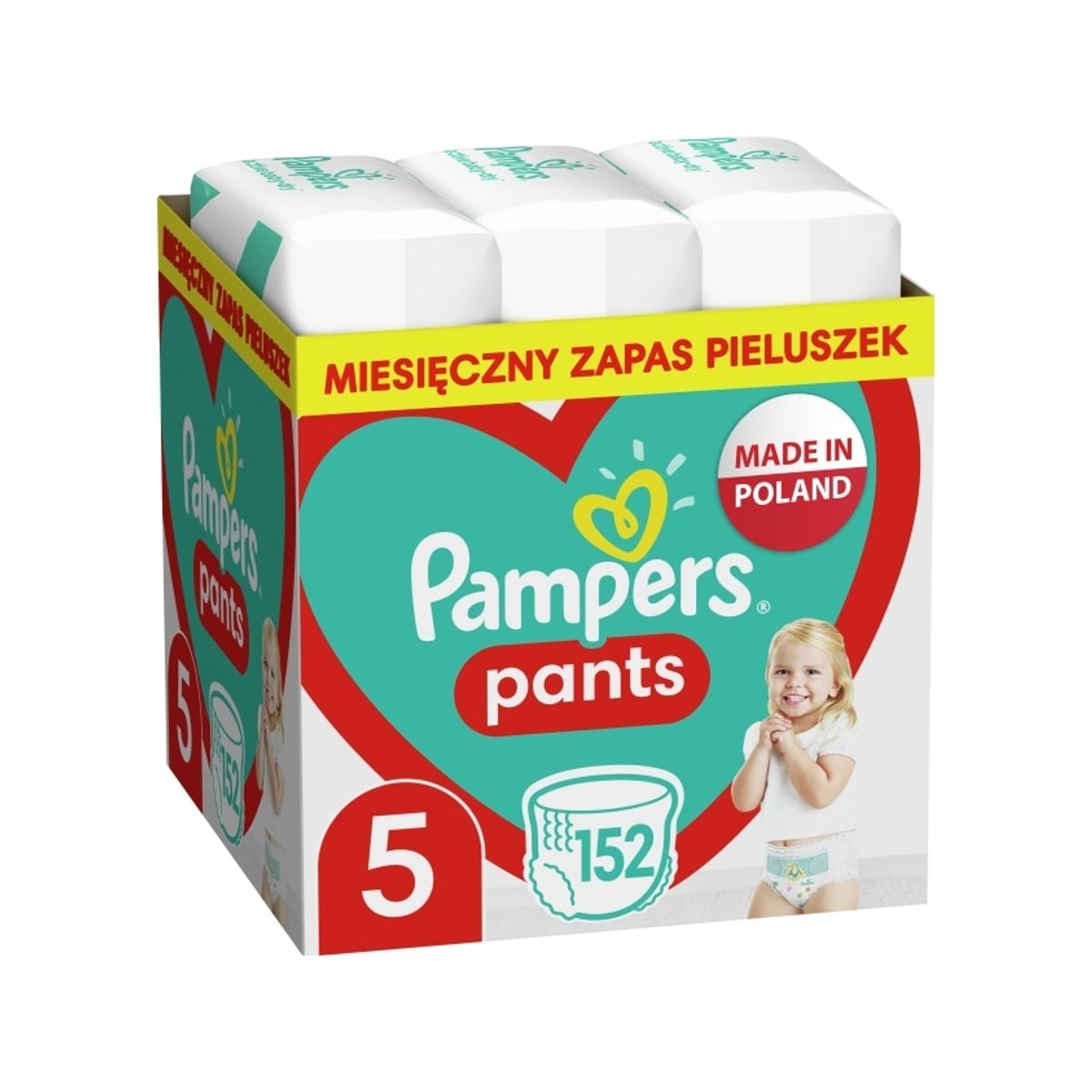 Diapers - Panties Pampers Pants 5 Size, 12-17Kg, 152 Pcs.