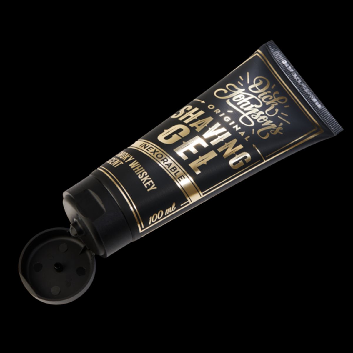 Dick Johnson Inexorable Shaving Gel - Smokey Whiskey Duft (NYHED!)