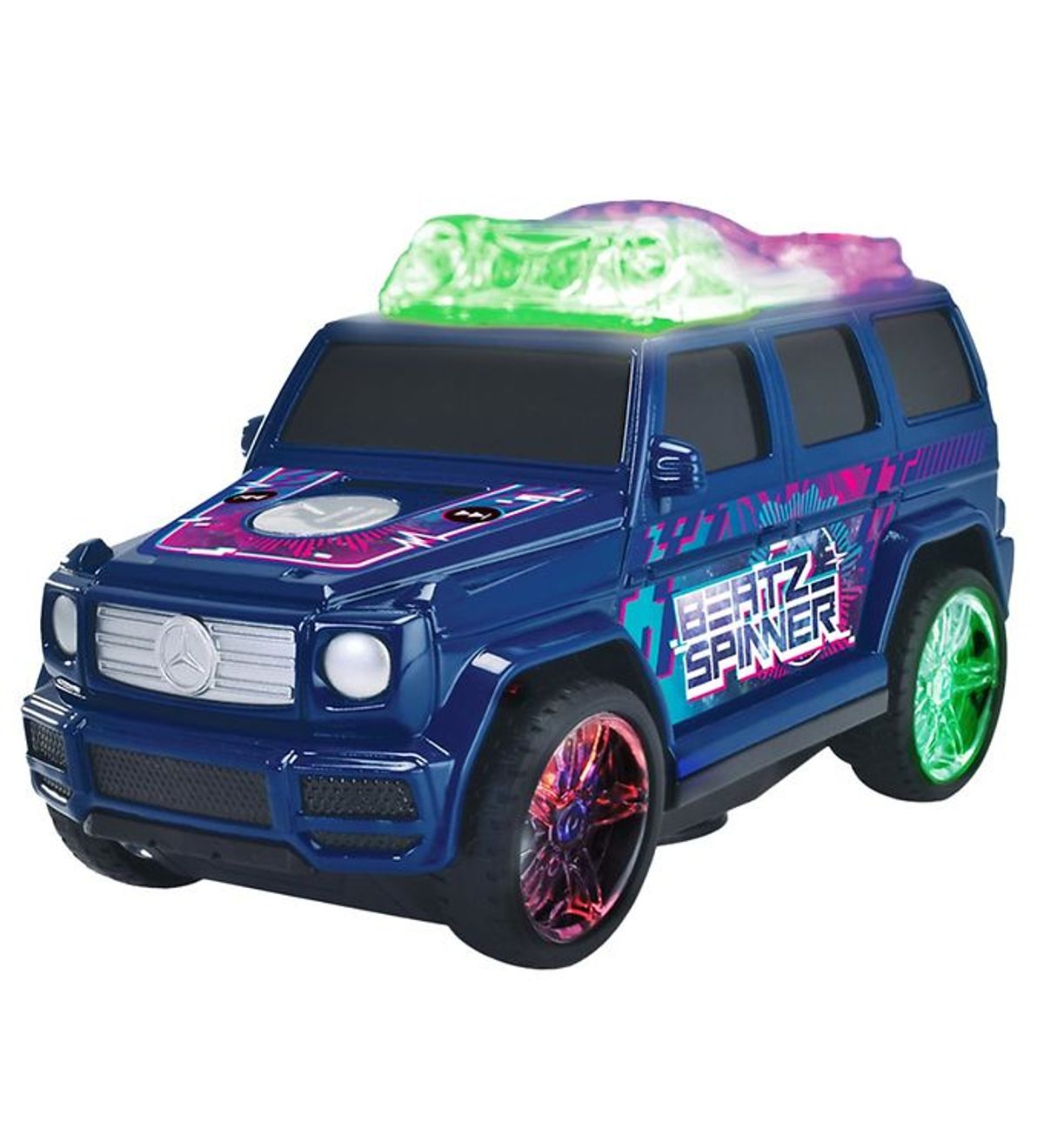 Dickie Toys Bil - Mercedes-Benz G-Class Beatz Spinner - Lys/Lyd