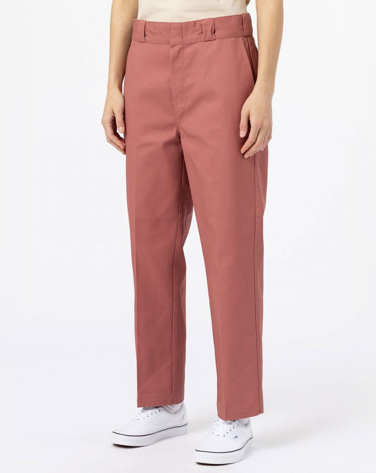 Dickies 874 Dame Cropped Workpant Bukser Rose