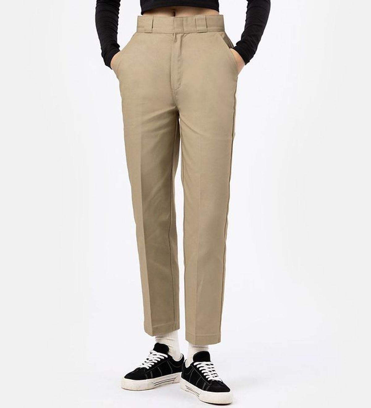 Dickies Bukser - Phoenix Cropped Rec - Khaki