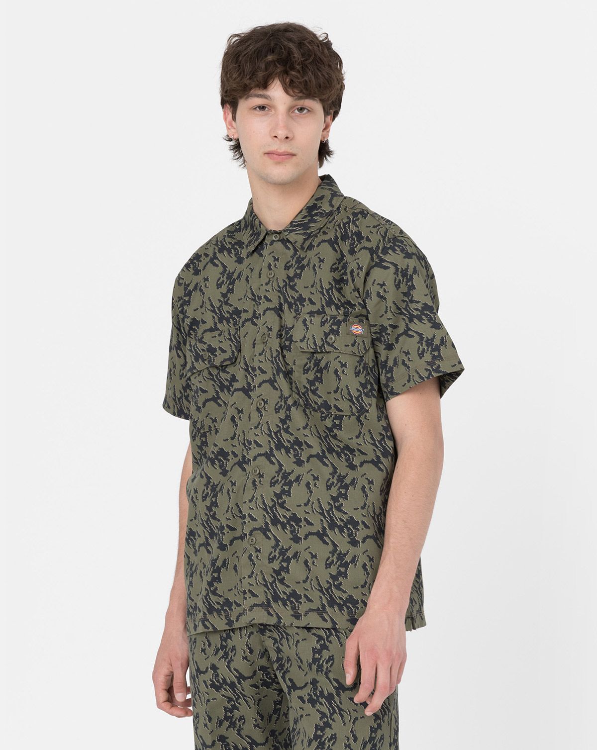 Dickies Drewsey Workshirt Skjorte Digital Camo