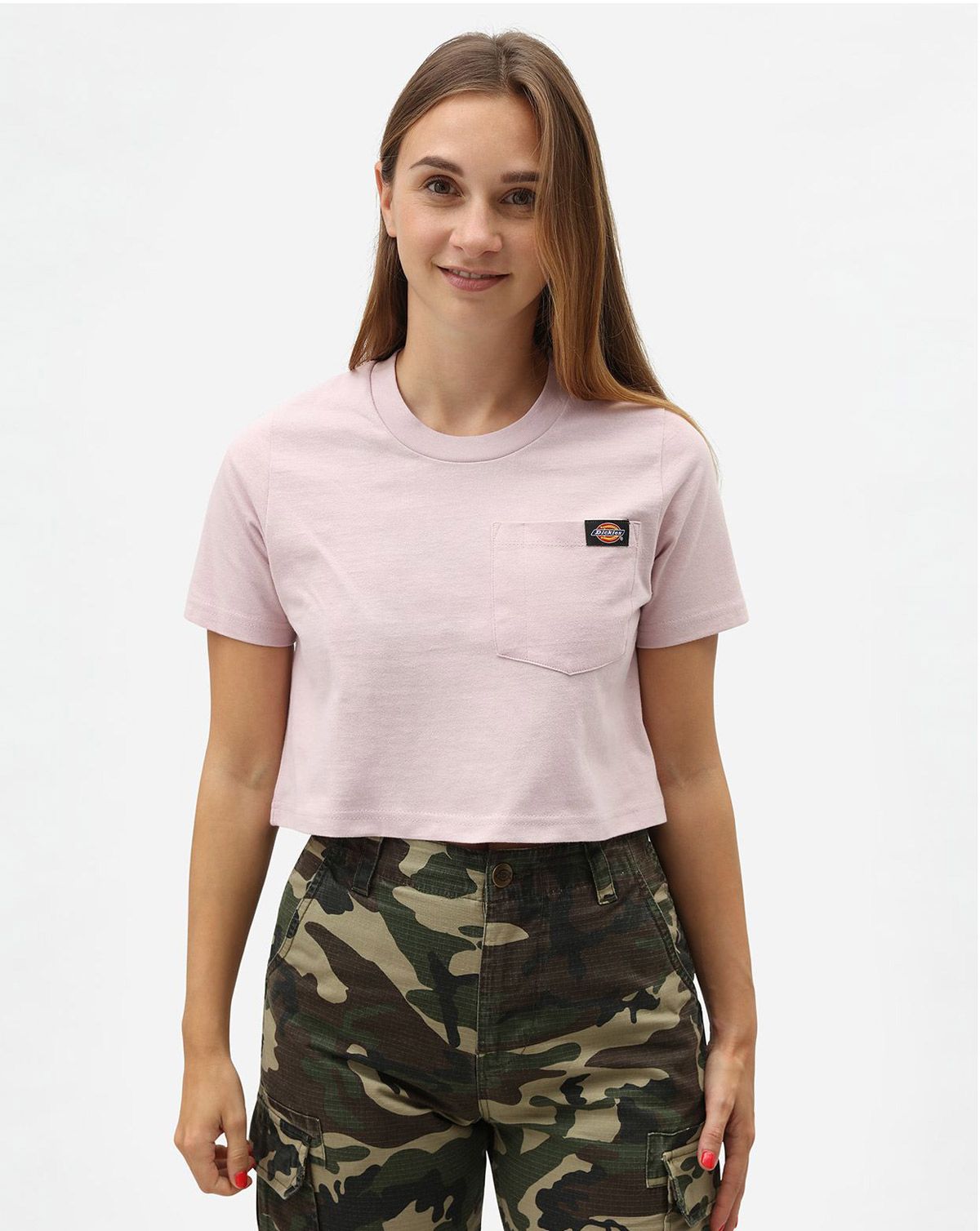 Dickies Ellenwood Dame Kortærmet Thirt Pink