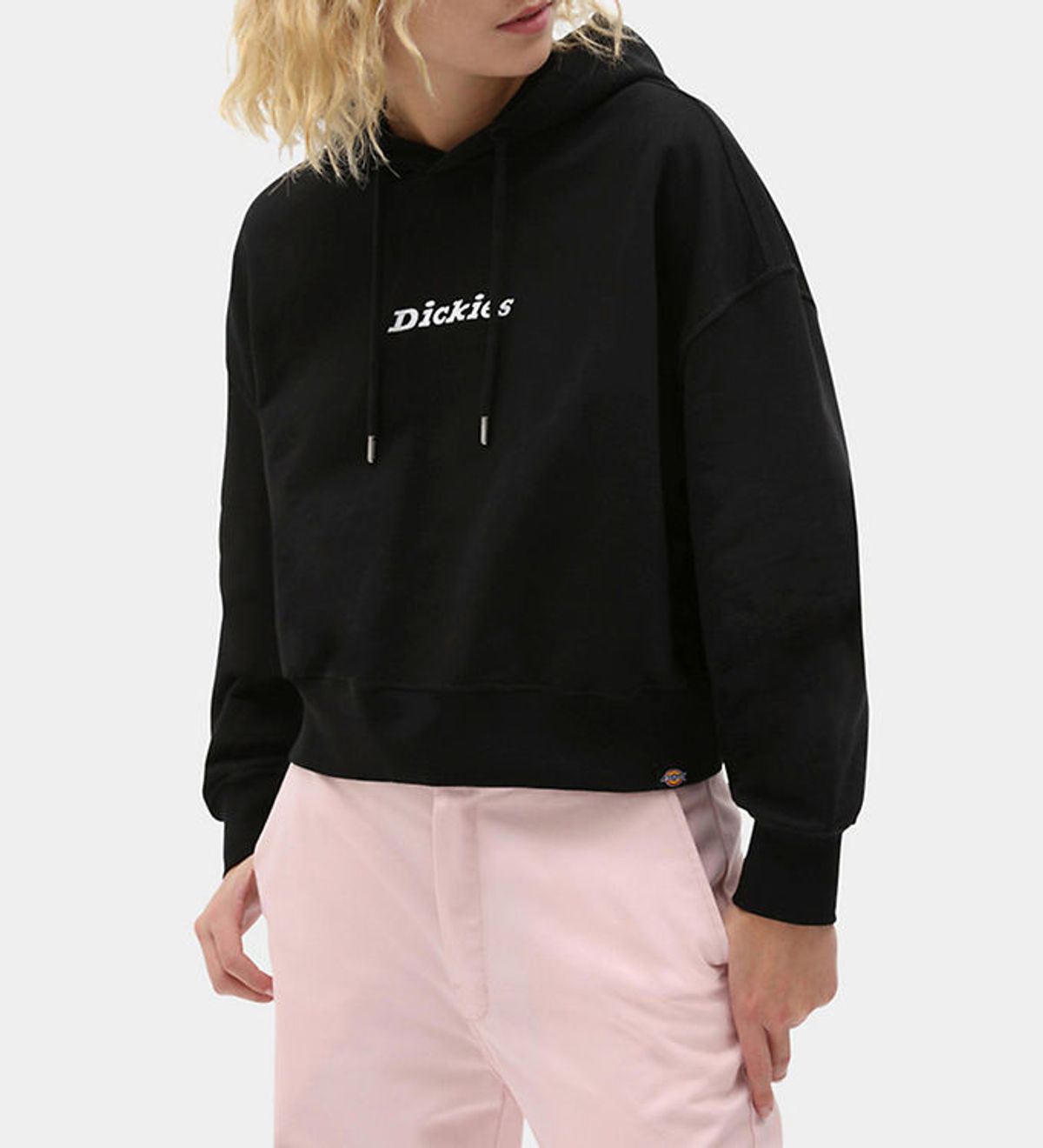 Dickies Hættetrøje - Cropped - Loretto - Sort