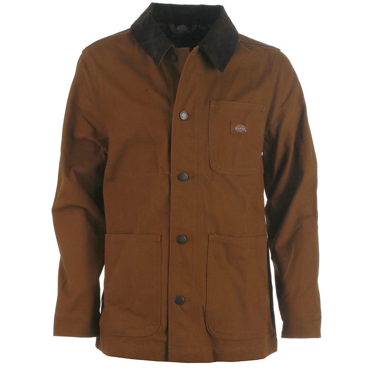 Dickies kanvas jakke, brownduck - 164 - XS+ - 34