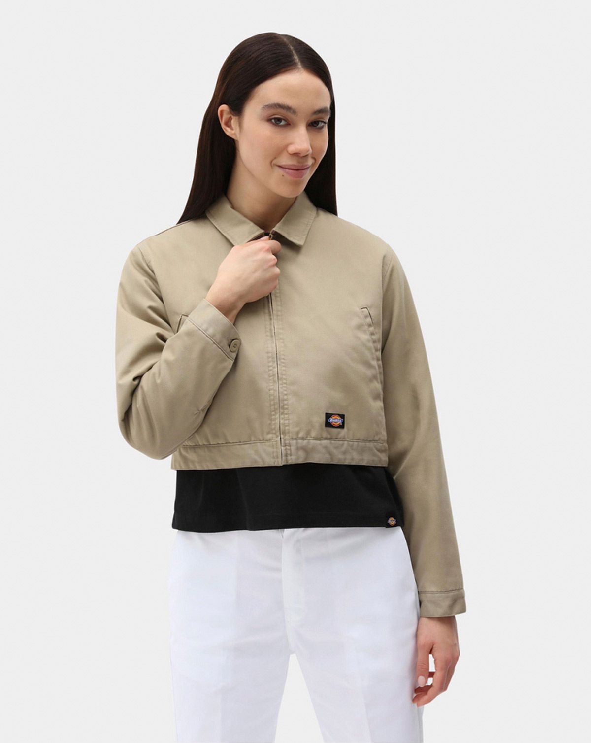 Dickies Kiester Dame Jakke Khaki