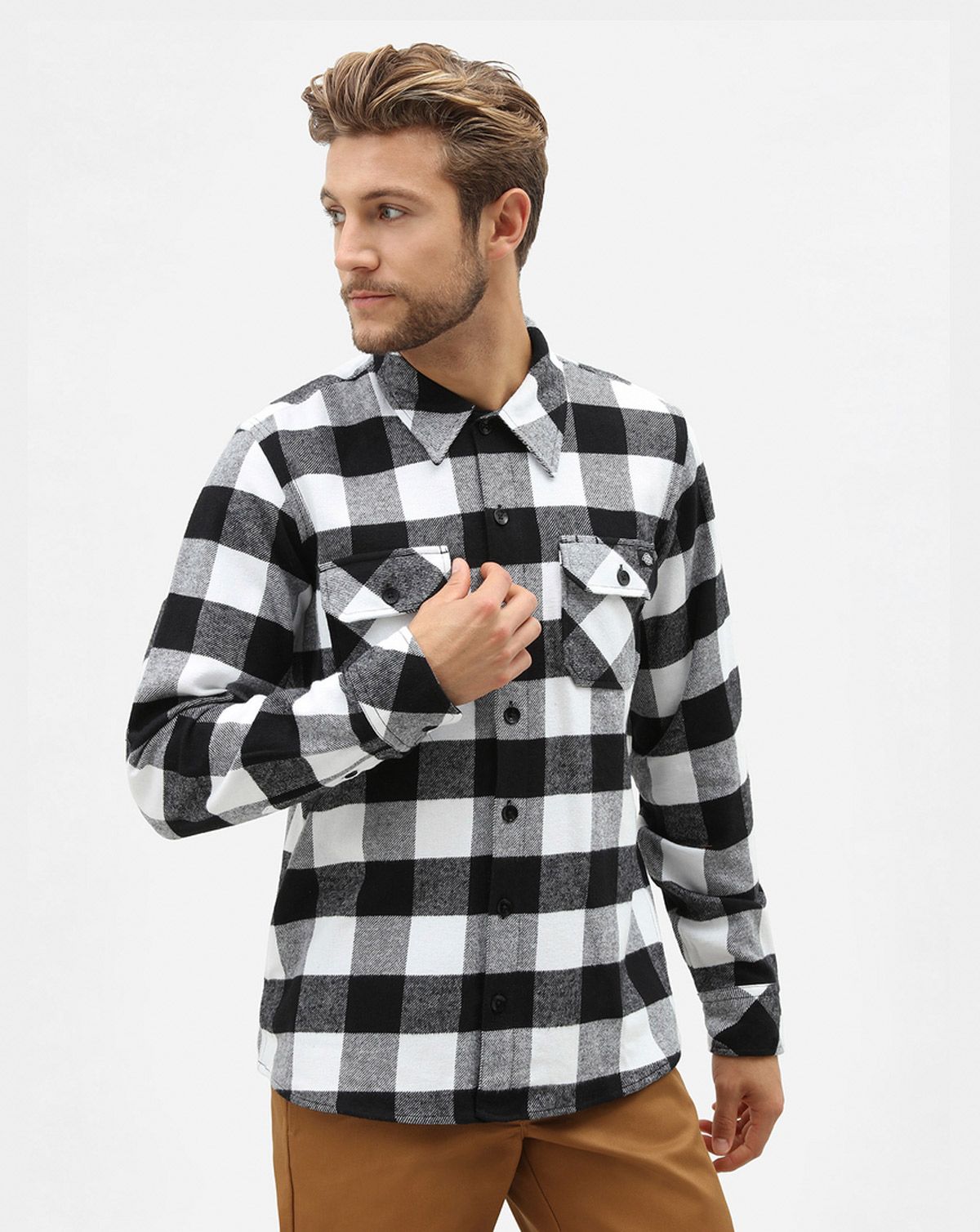 Dickies New Sacramento Flannel Skjorte Sort