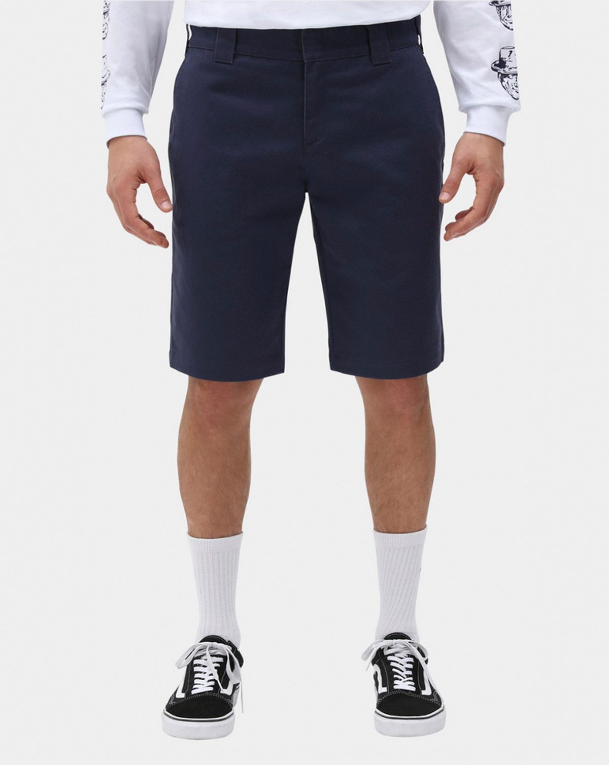 Dickies Slim Shorts Navy Blå