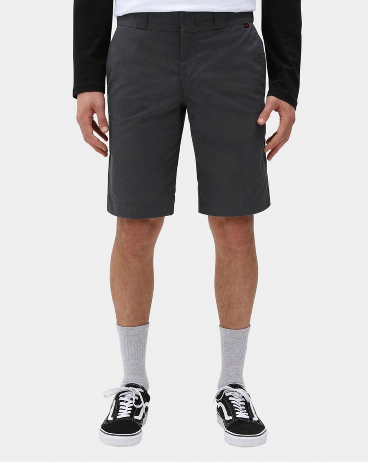 Dickies Slim Straight Shorts Flex Koksgrå