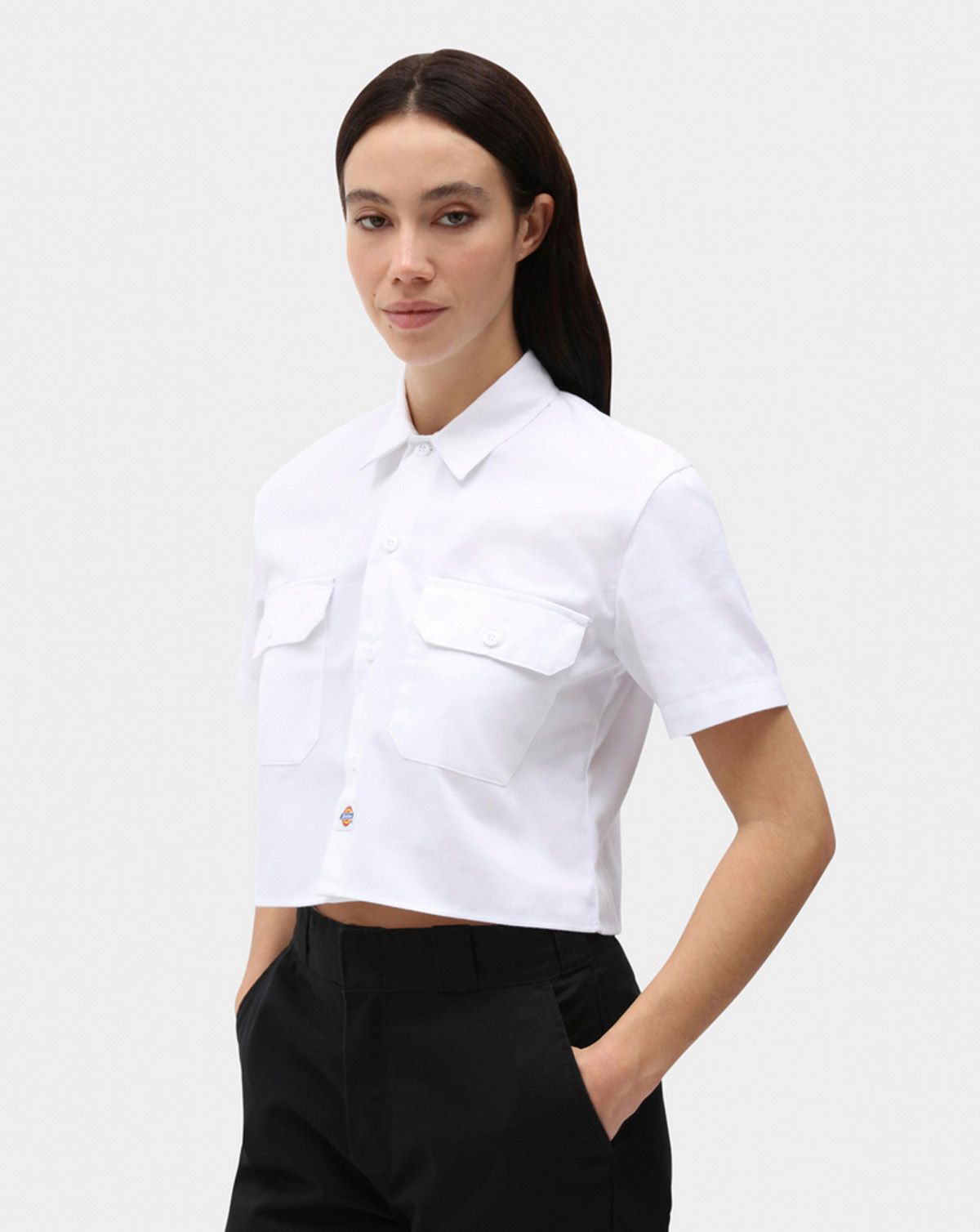 Dickies Workshirt Dame Hvid