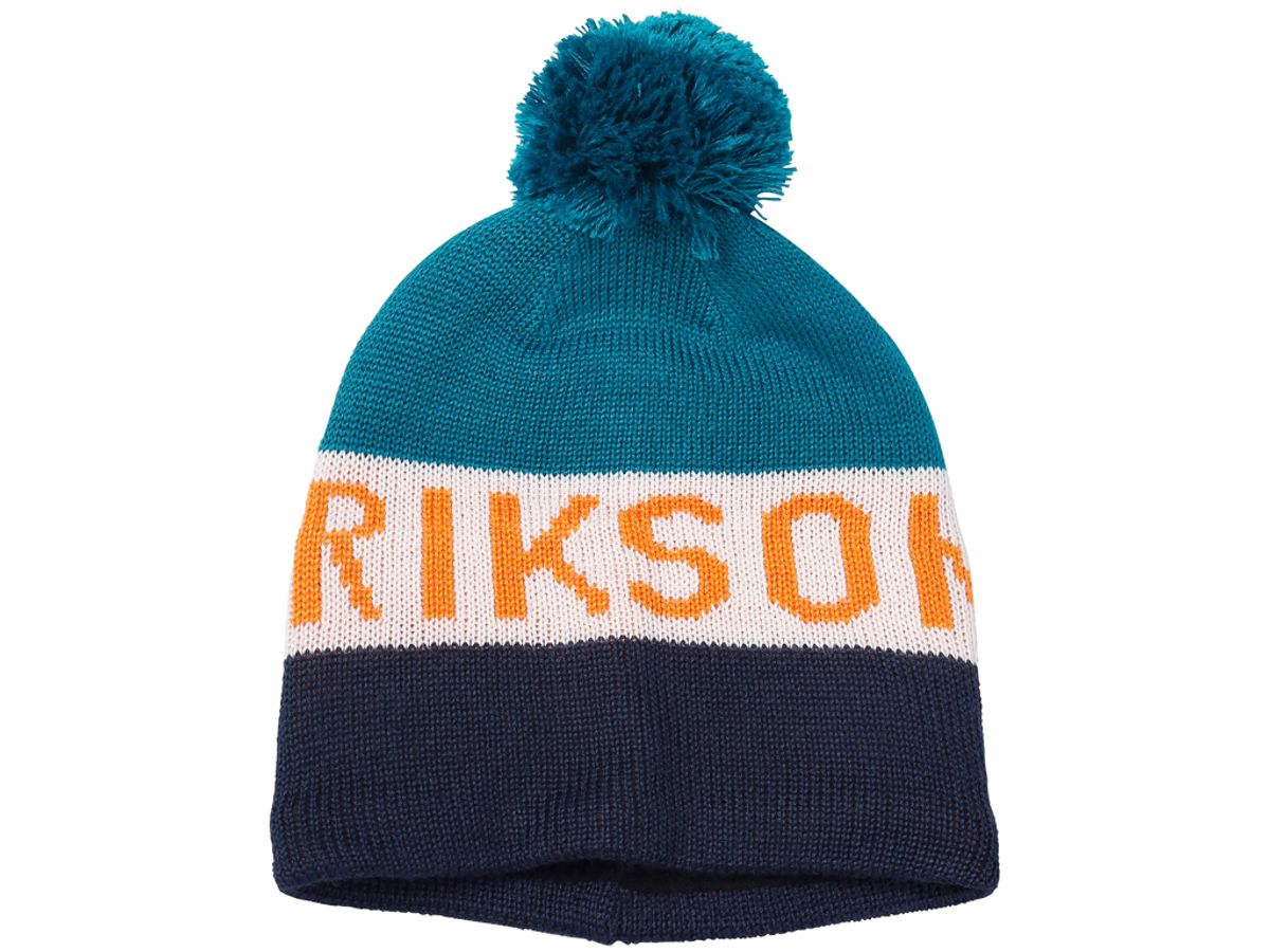 Didriksons Tomba Knitted Kids Beanie - Hue Børn - Blå - Str. 48/50