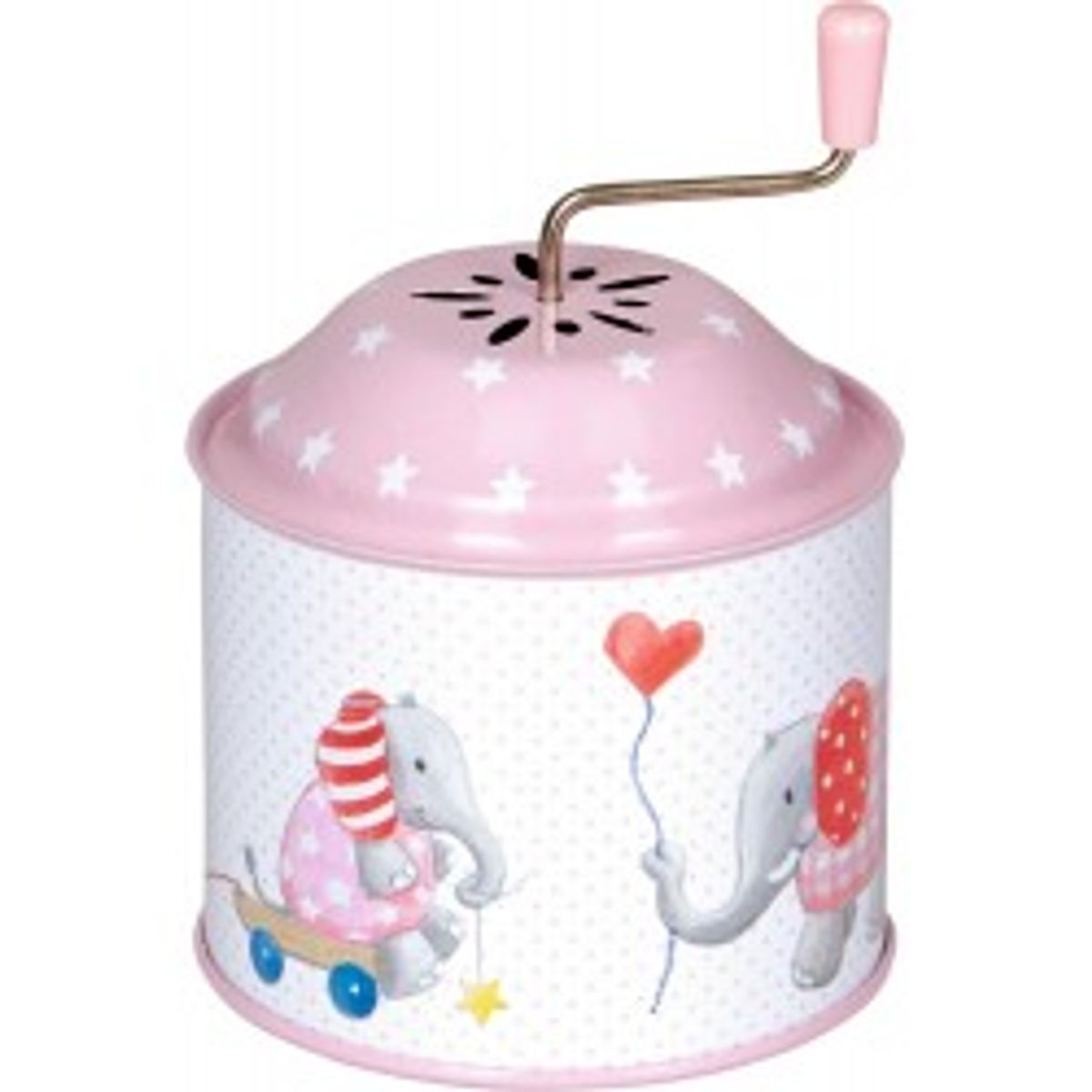 Die Spiegelburg Musical Box Elephant Light Pink Baby Charms - Legetøj