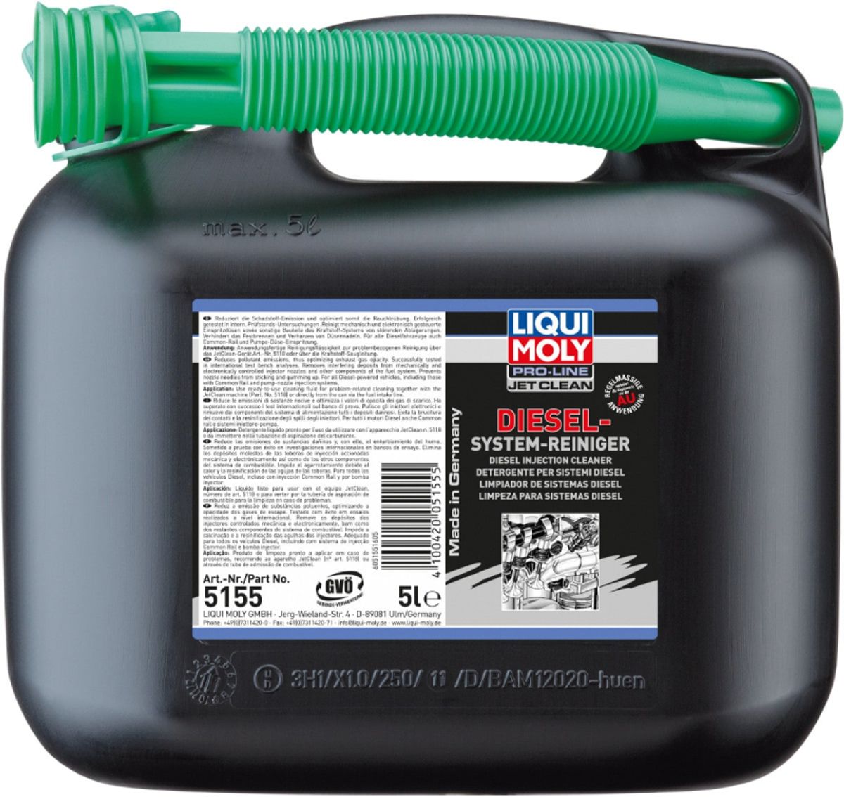 Diesel additiv 5 liter - Danmarks bedste og mest effektive fra Liqui Moly