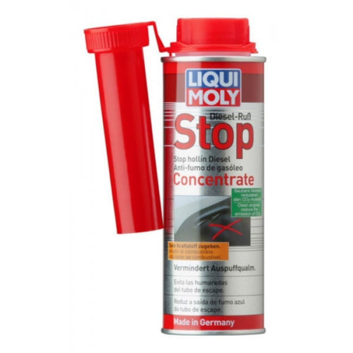 Diesel smoke STOP additiv, til reducering af sort rør, 250ml.