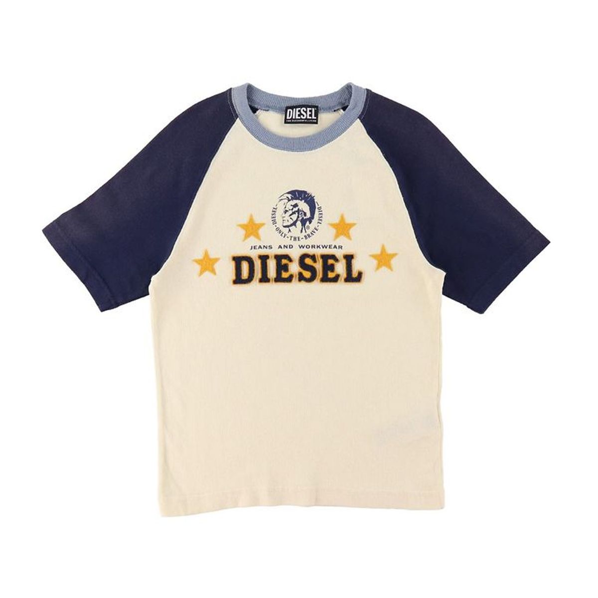 Diesel T-Shirt - Turry D4D Over - Beige/Blue