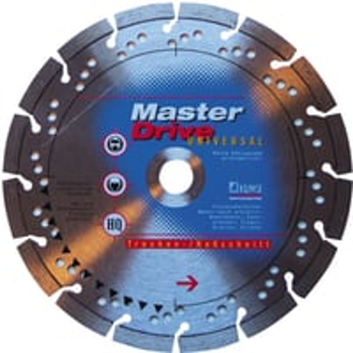 Diewe - 'Master Drive' diamantklinge, 125 mm (centerhul 22,2 mm / tykkelse 2,1 mm)