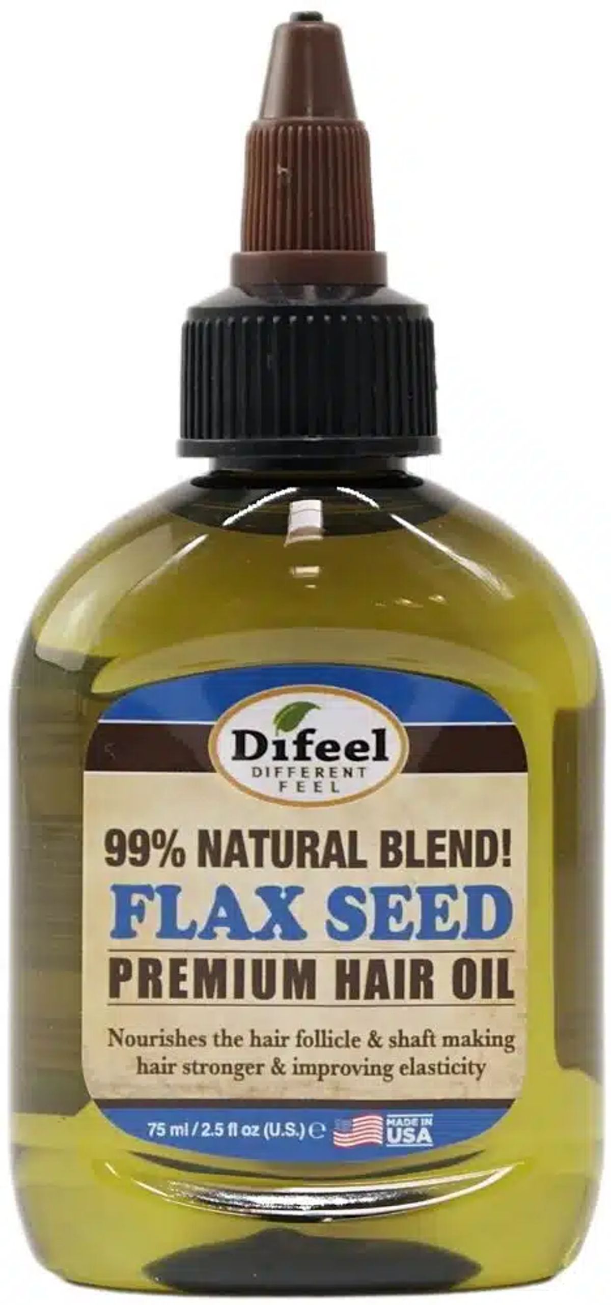 Difeel Flax Seed Premium Hårolie 75 ml