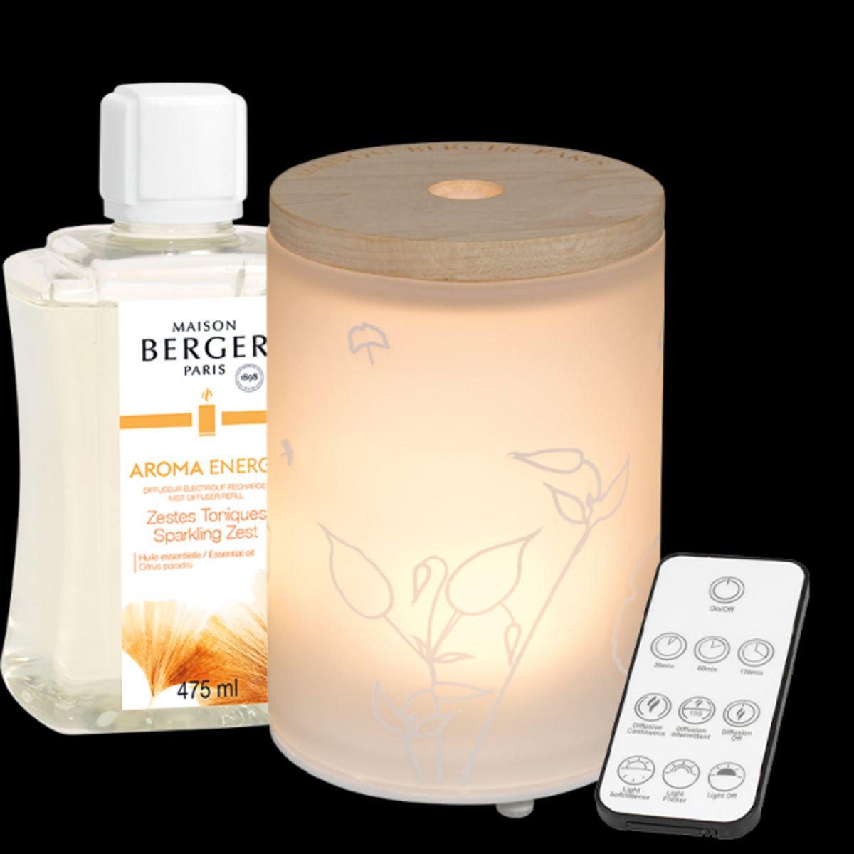 DIFFUSER AROMA & DUFTEN AROMA ENERGY - Elektronisk Mist diffuser - Maison Berger Paris - StudioBuus