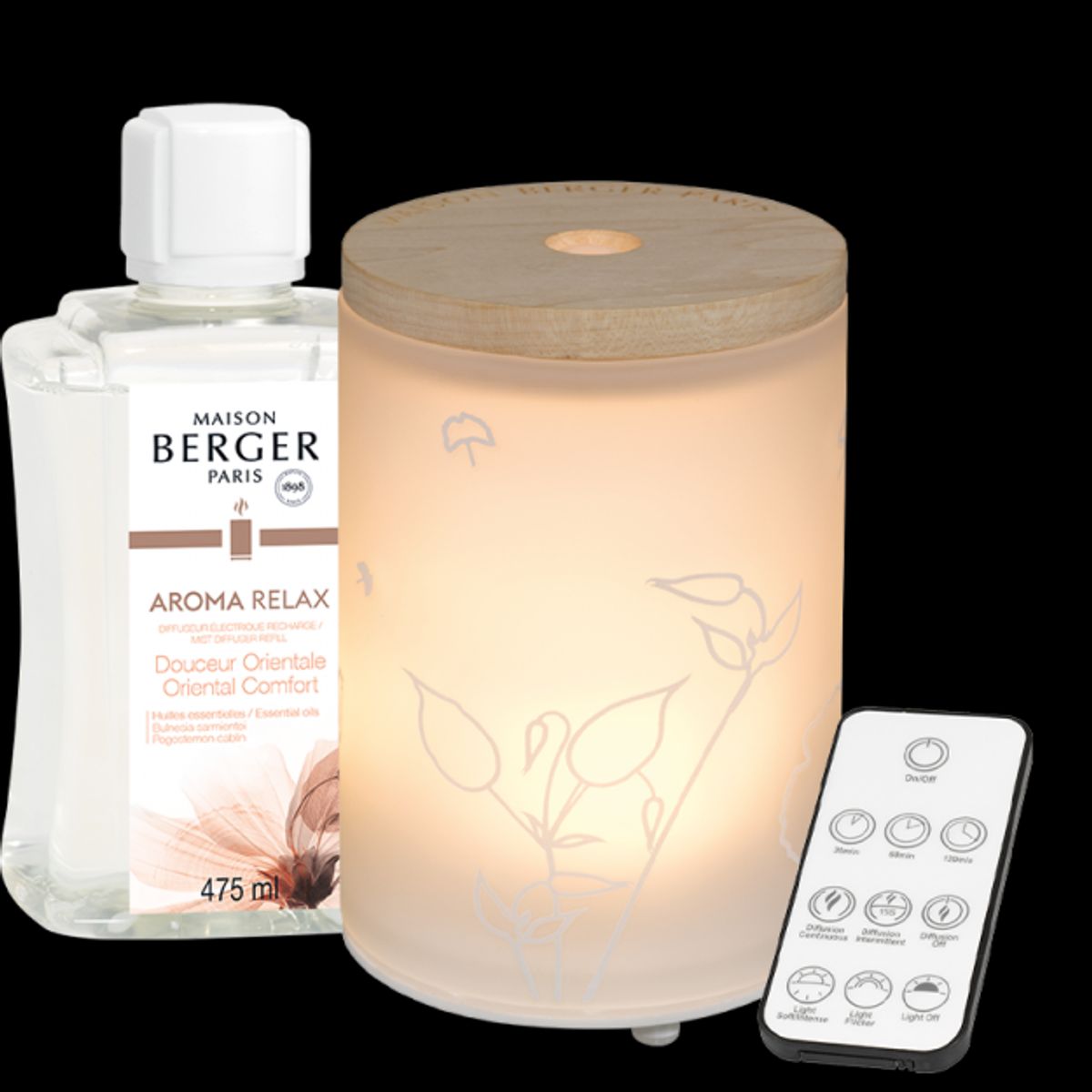 DIFFUSER AROMA & DUFTEN AROMA RELAX - Elektronisk Mist diffuser - Maison Berger Paris - StudioBuus