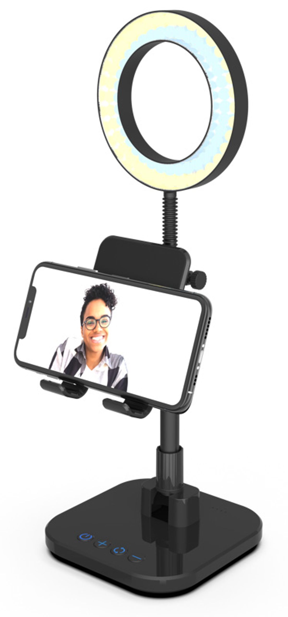 Digipower Succes Mobilholder m. 6" Ringlight