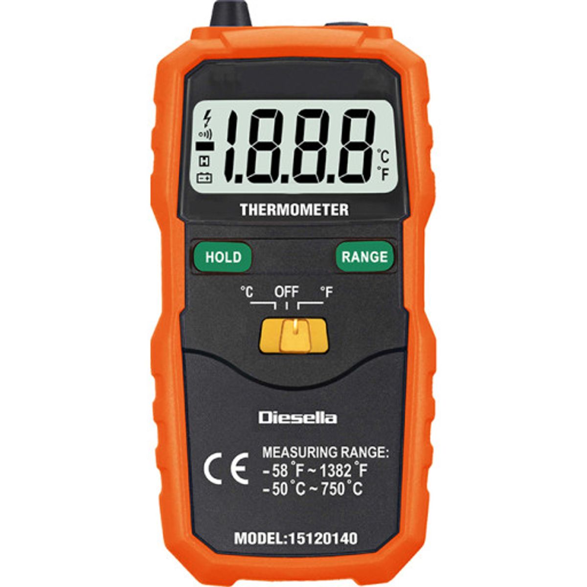 Digital termometer K-type (-50