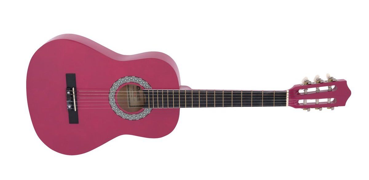 DiMavery AC-303 Klassisk Spansk Guitar 3/4 (Pink)