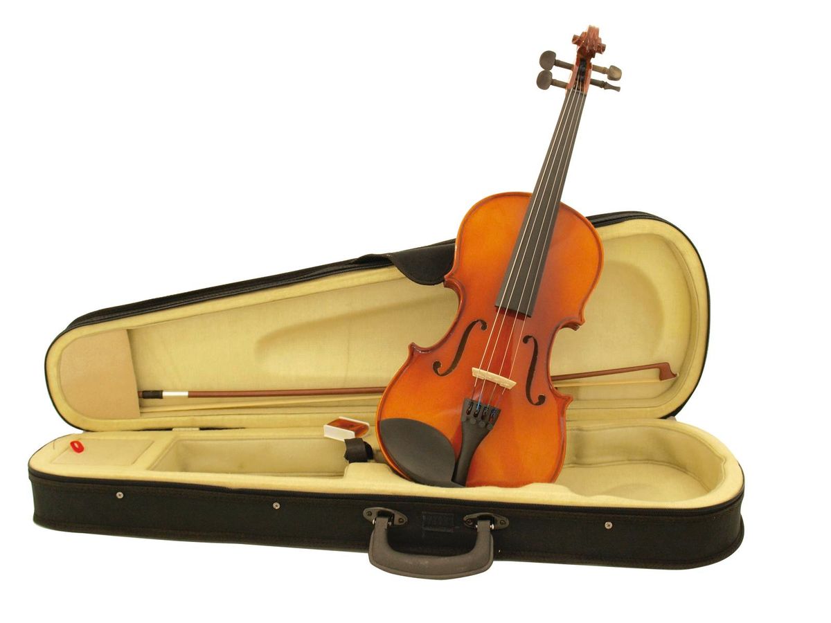 DiMavery Violin 4/4 m. Bue og Taske