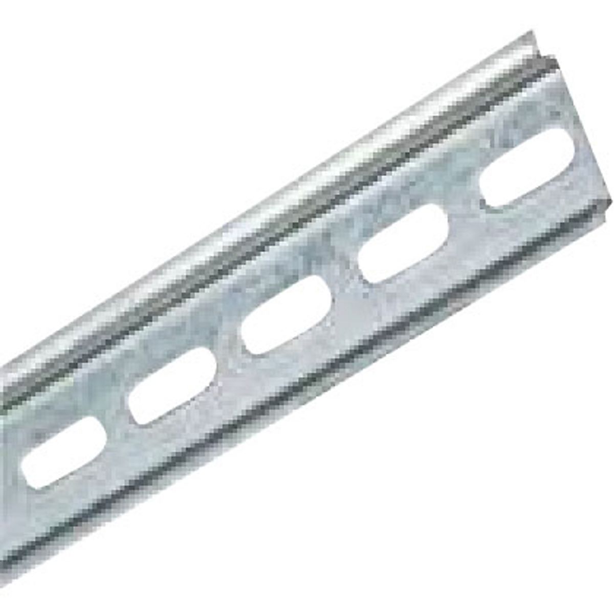 DIN-skinne M/HUL TS35X7,5 (m) D DIN-skinne Galvaniseret 35x7.5mm