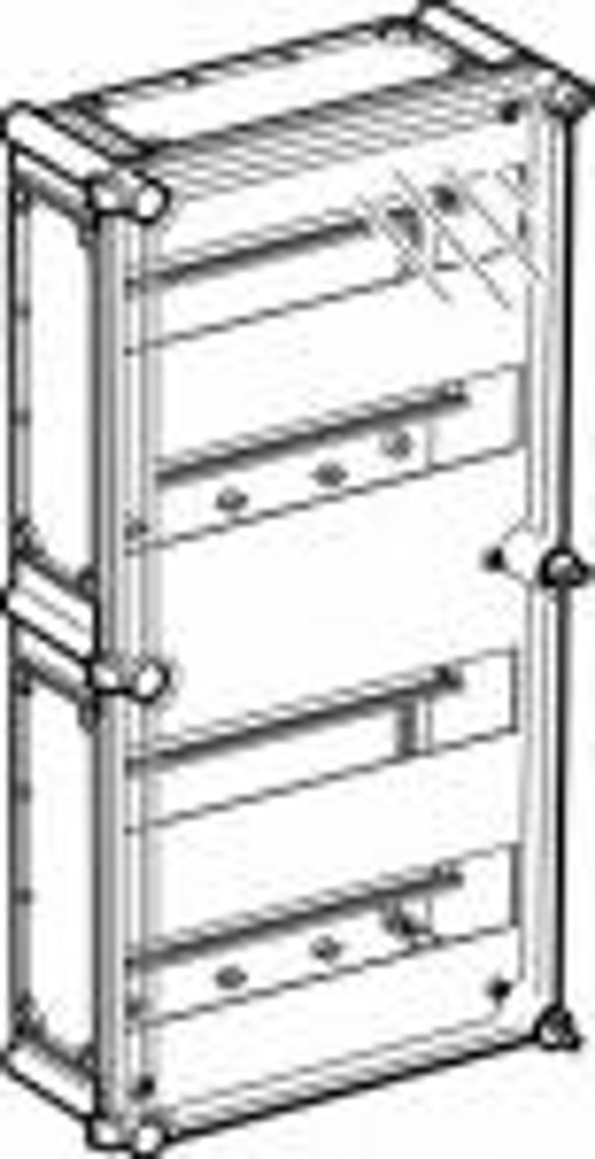 Din-skinnekasse jbjd-2 komplet