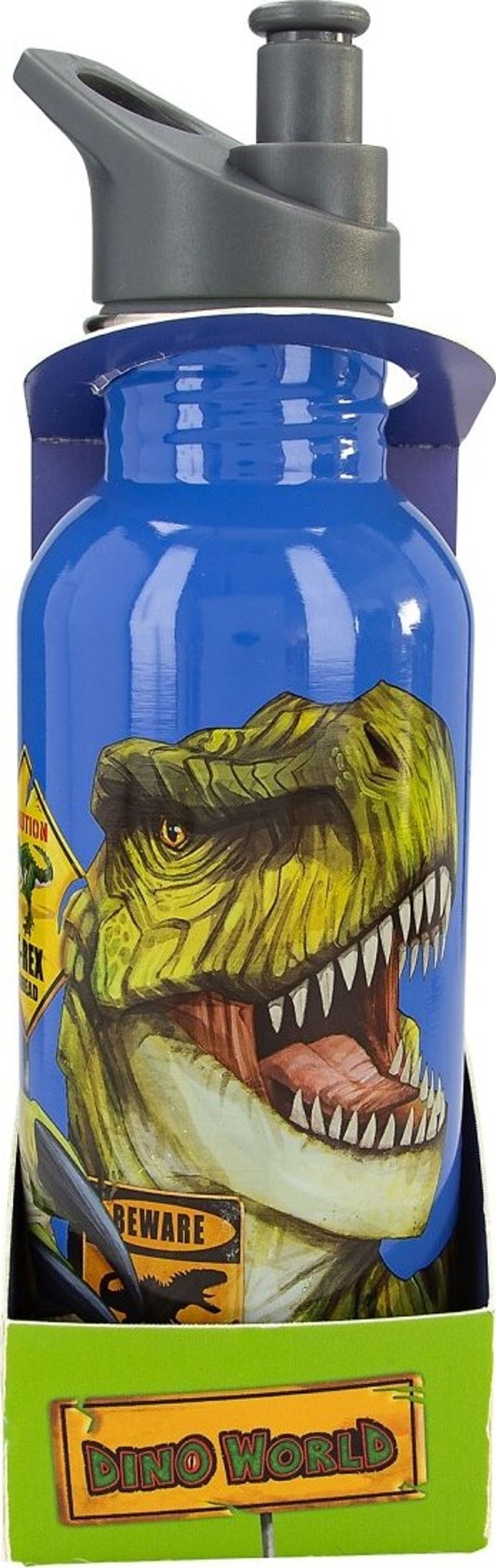 Dinosaur Drikkedunk I Stål - Dino World - 600 Ml