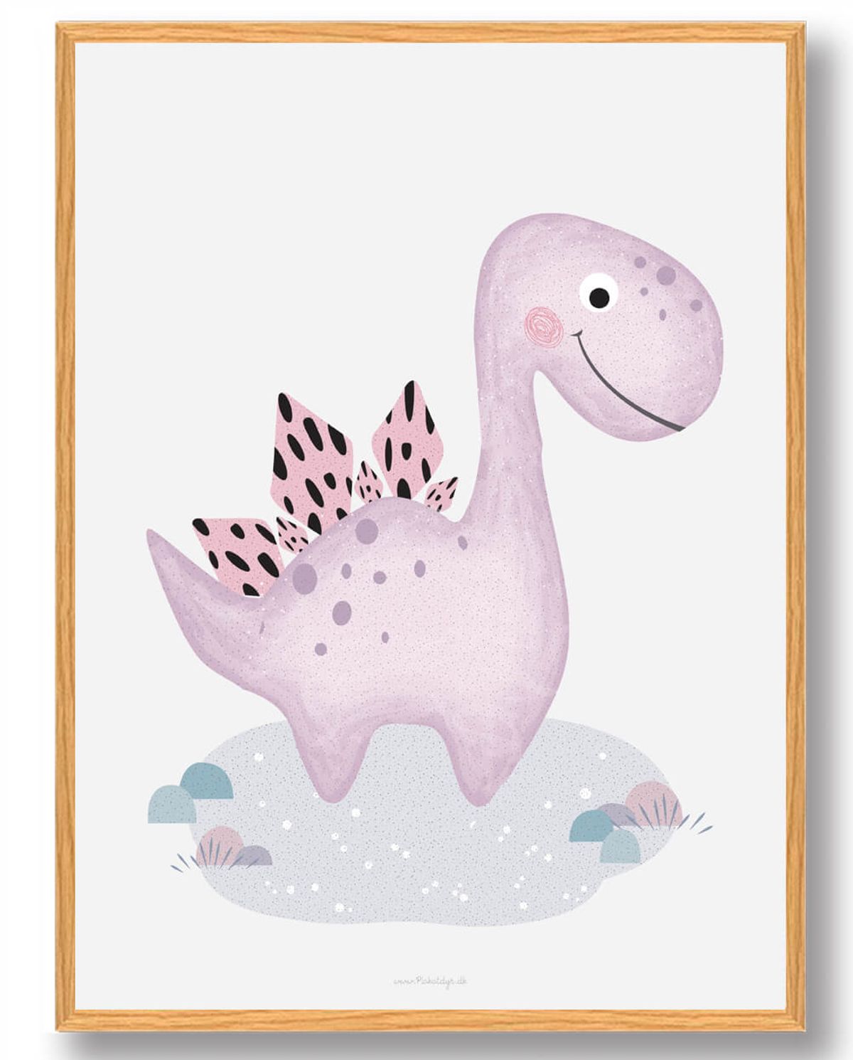 Dinosaur plakat (Størrelse: L - 50x70cm (B2))