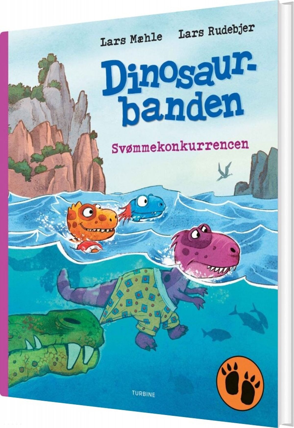 Dinosaurbanden - Svømmekonkurrencen - Lars Mæhle - Bog