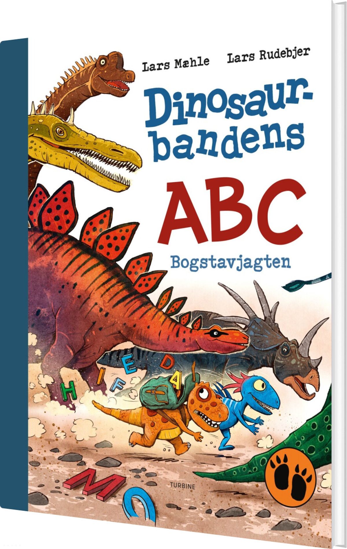 Dinosaurbandens Abc - Bogstavjagten - Lars Mæhle - Bog