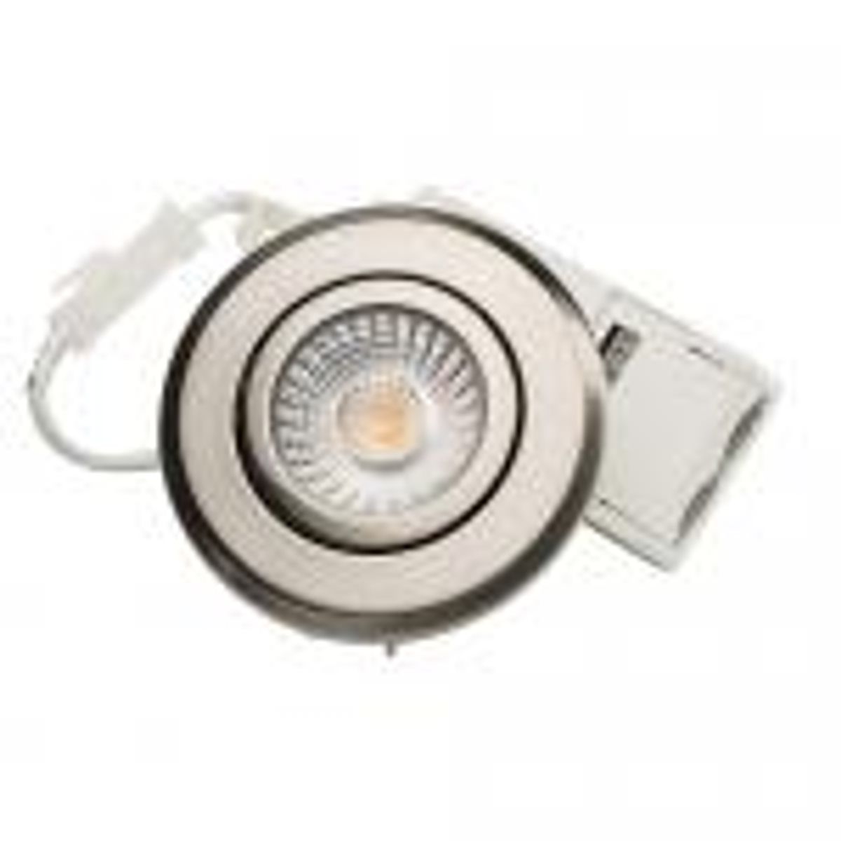 Diospot '30' Downlight led 6w 2700k 320lm 38 ° RA95, børstet stål - Low Profile