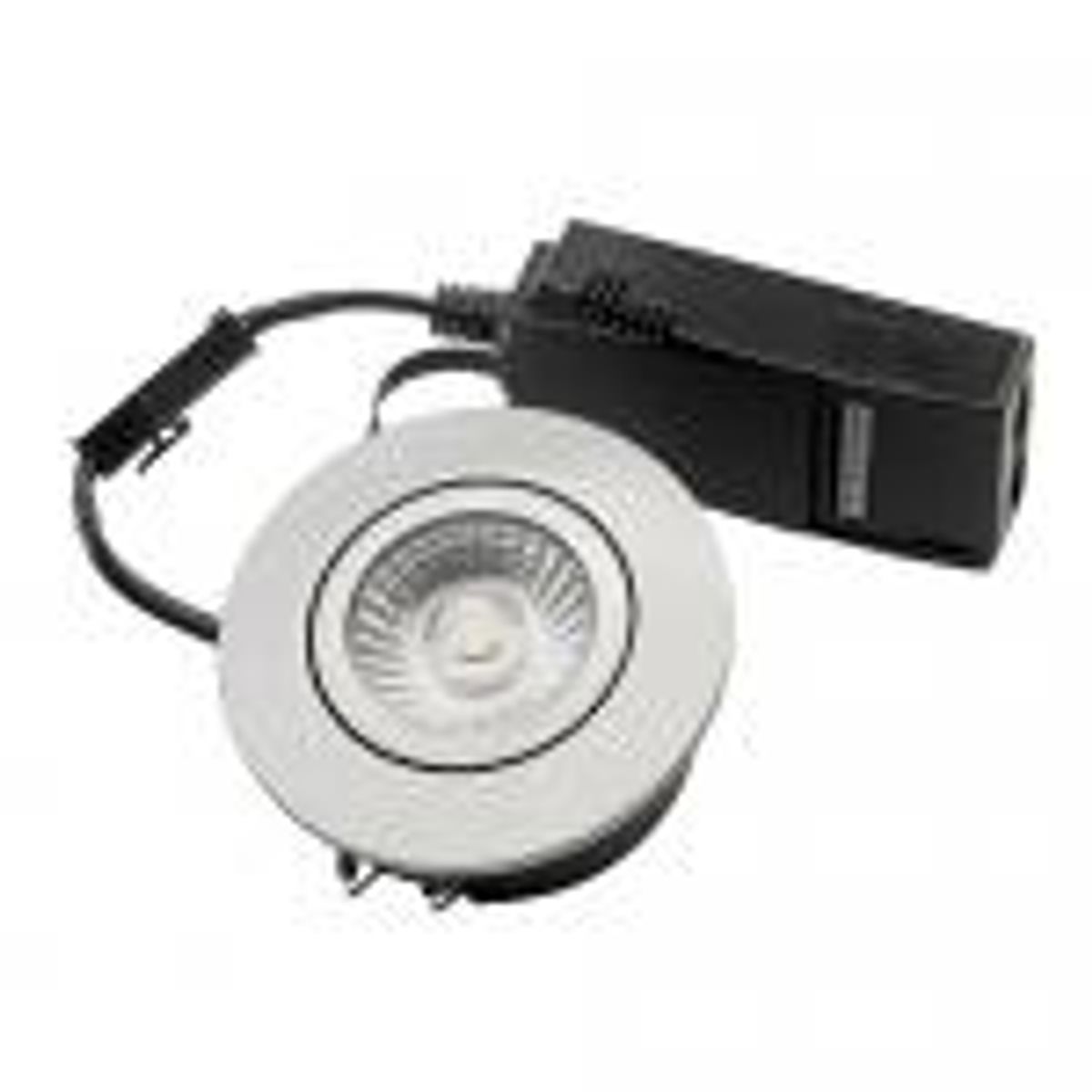 Diospot '30' V.2 Downlight LED 6w 2700k 320lm 38 ° RA95, børstet stål - Low Profile