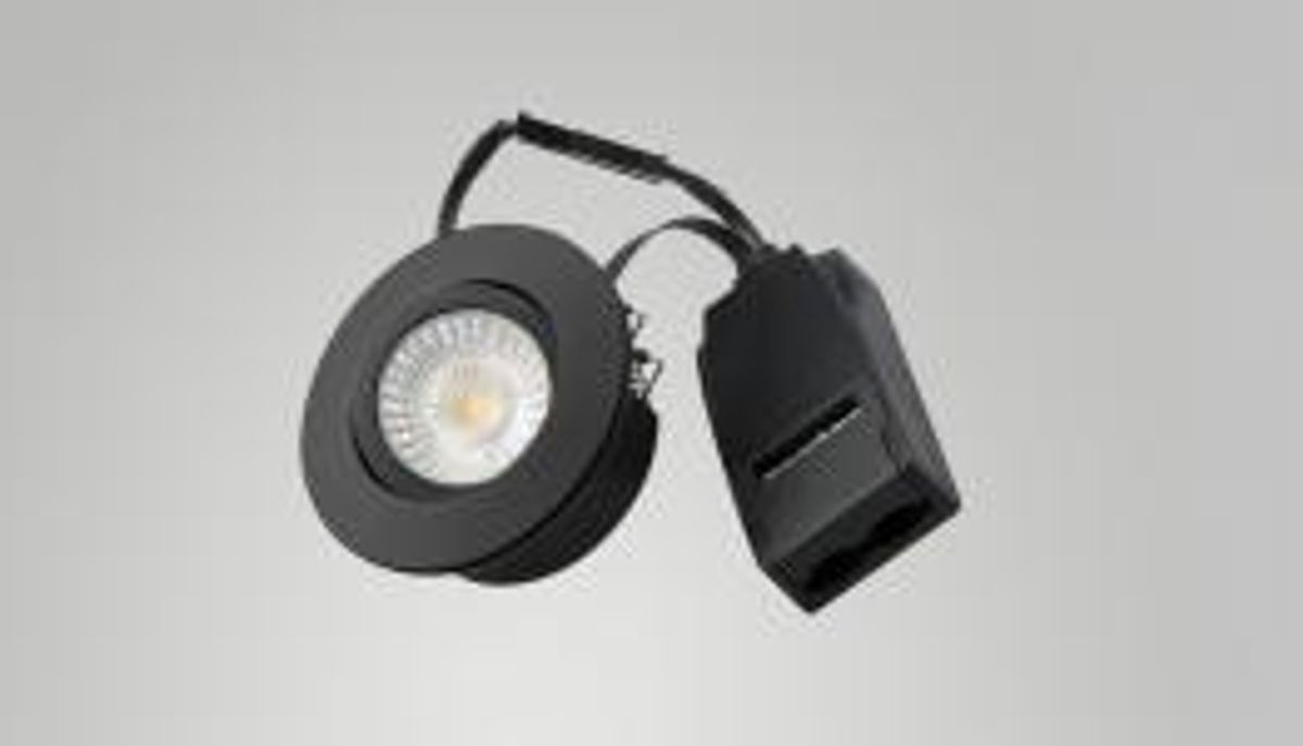 Diospot '30' V.2 Downlight LED 6w 3000k 320lm 38 ° RA95, sort - Low Profile