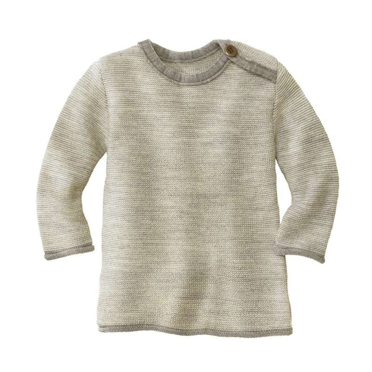 Disana Melange Sweater - Merinould - Grå/Natur