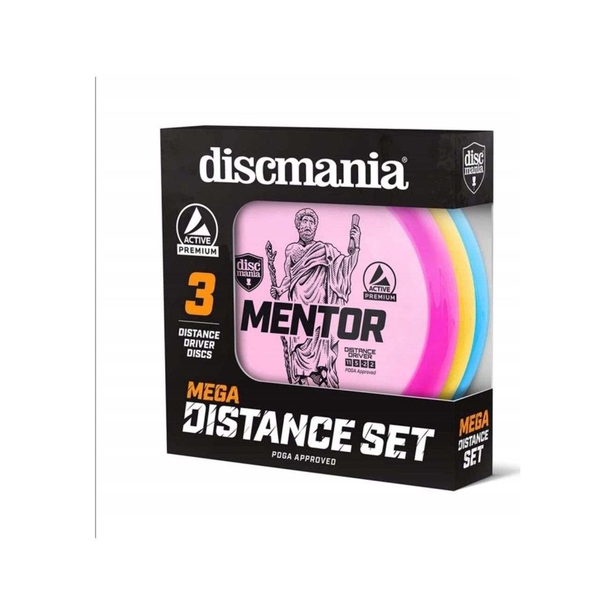 Discgof Disc Set Discmania Active Premium Megadistance 3Pcs.