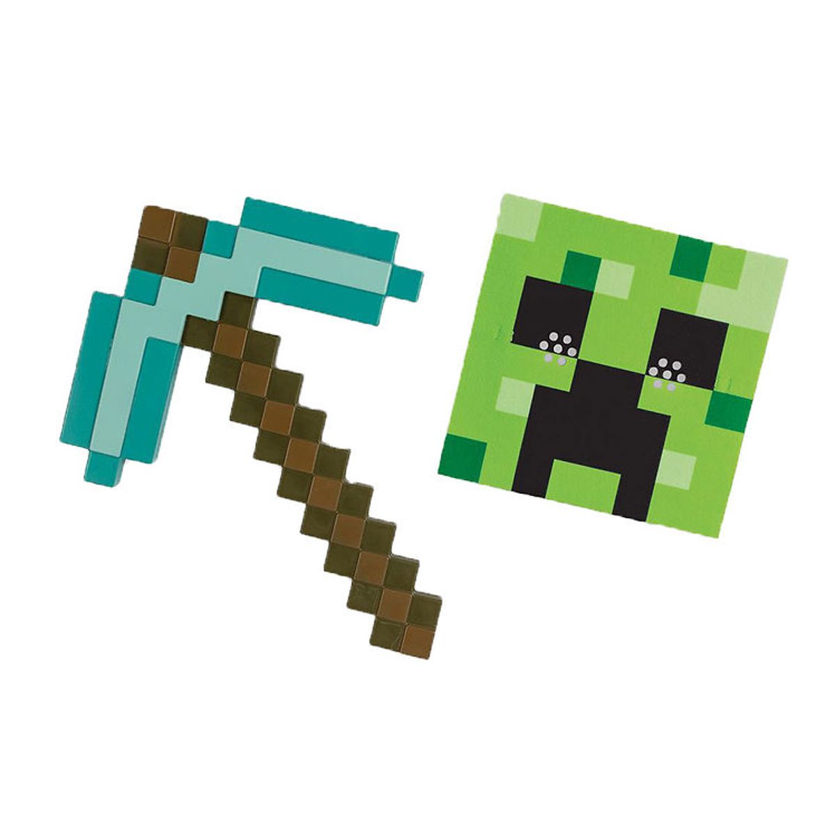 Disguise Udklædning - Minecraft Pickaxe & Maske