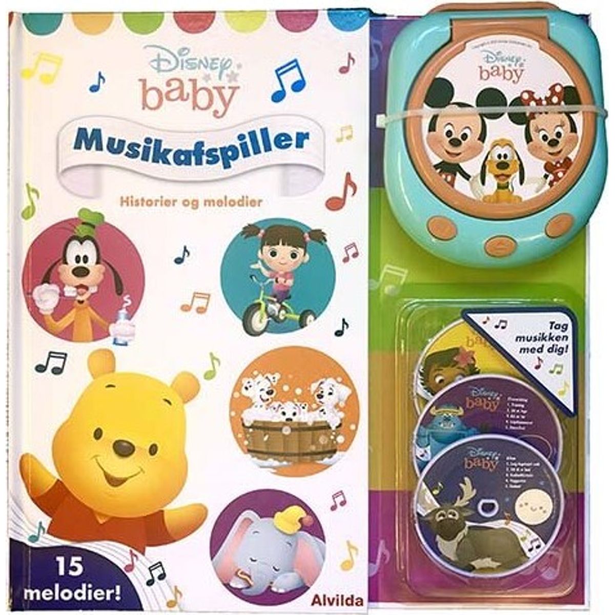 Disney Baby Musikafspiller - Historier Og Melodier - 15 Sange