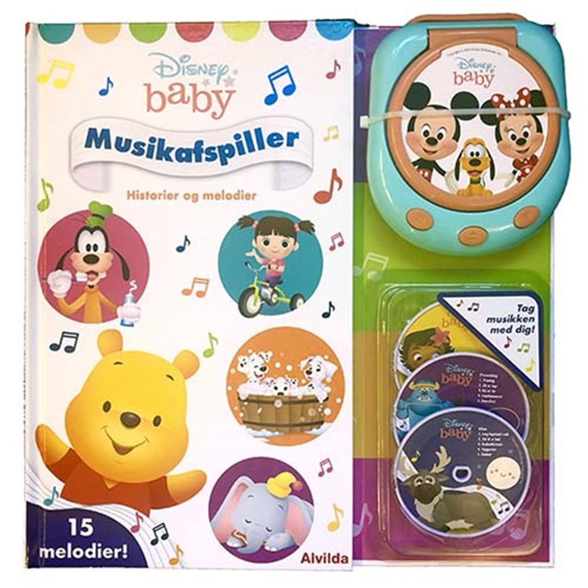 Disney Baby - Musikafspiller - Historier og melodier (med 15 sange)