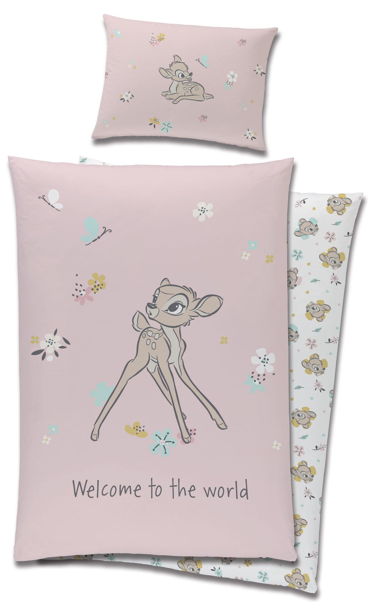 Disney Bambi Junior Sengetøj 100x135 cm - 100 procent bomuld