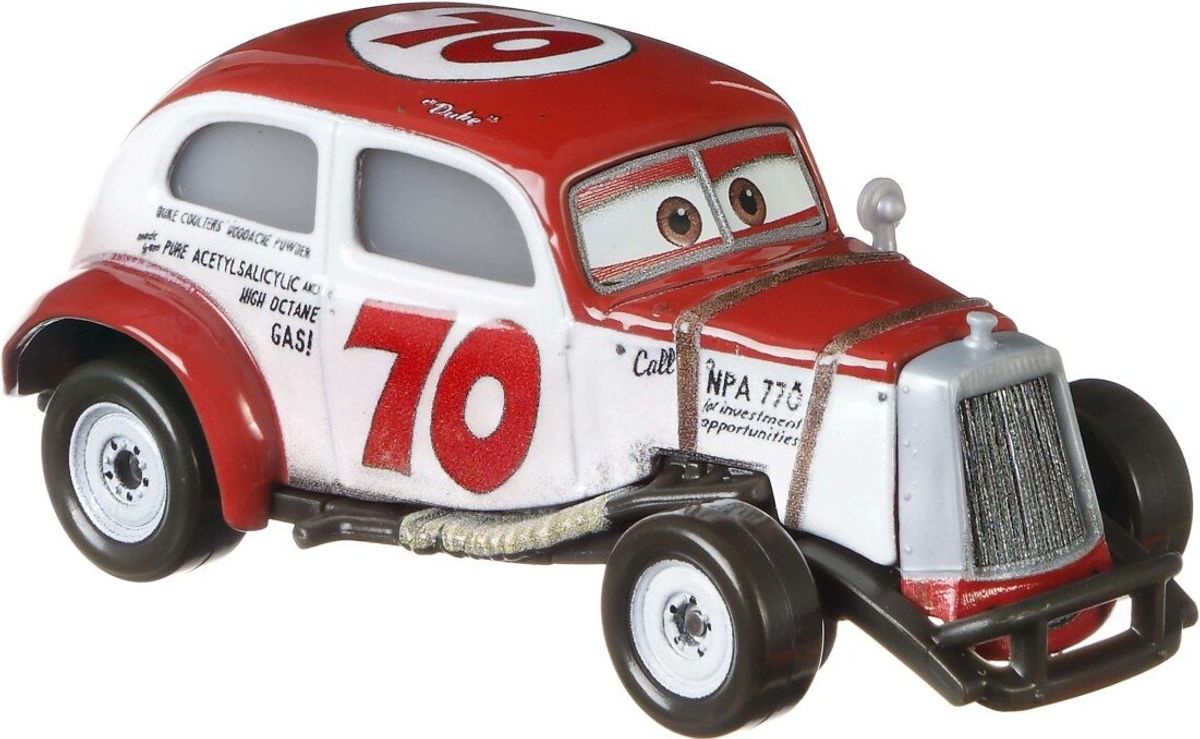 Disney Cars Bil - Duke Coulters - 1:55 - Die Cast Metal